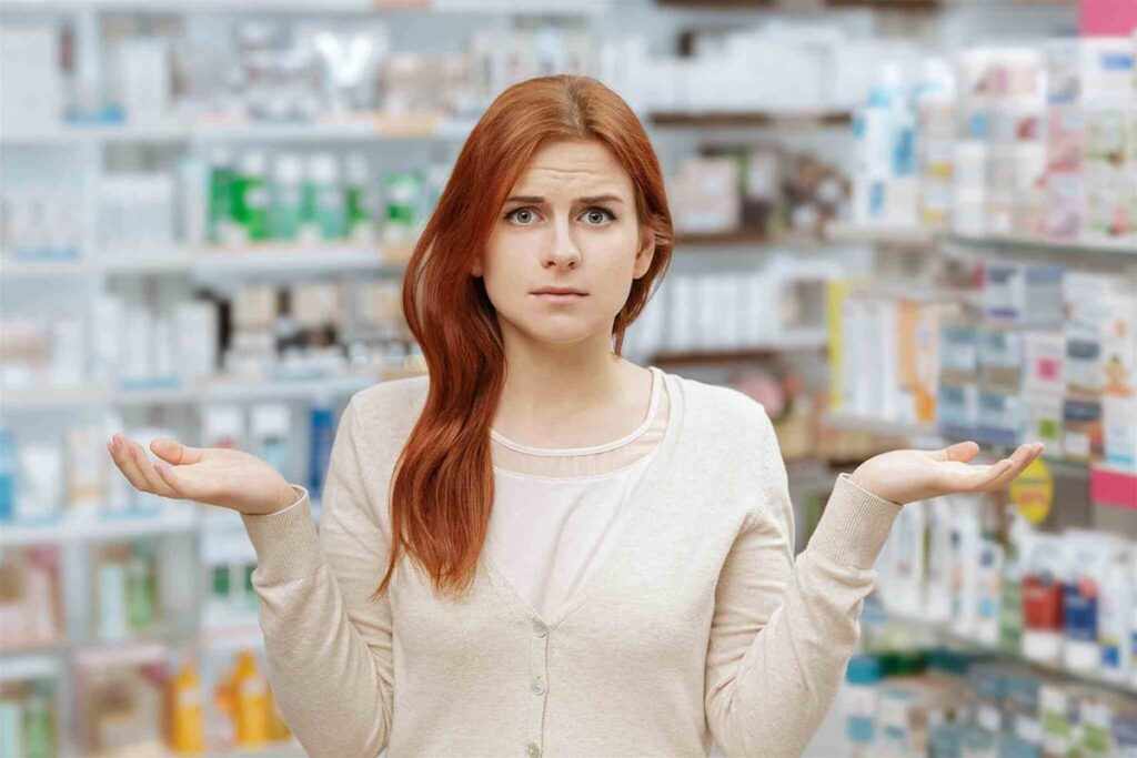 Девушка с проблемой в аптеке