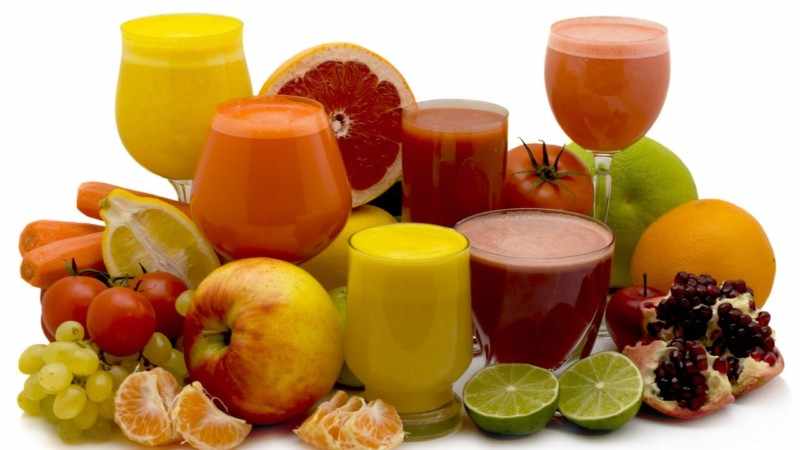 фруктовые и овощные соки